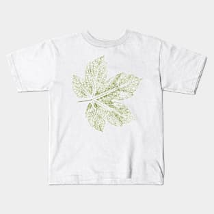 Maple Leaf - Nature IMPRINT - Restrained Kids T-Shirt